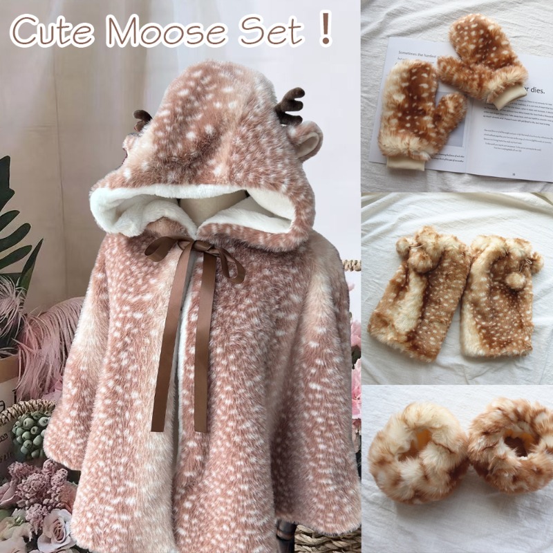 Winter Clothing Pk - Manteau de noël en peluche japonaise