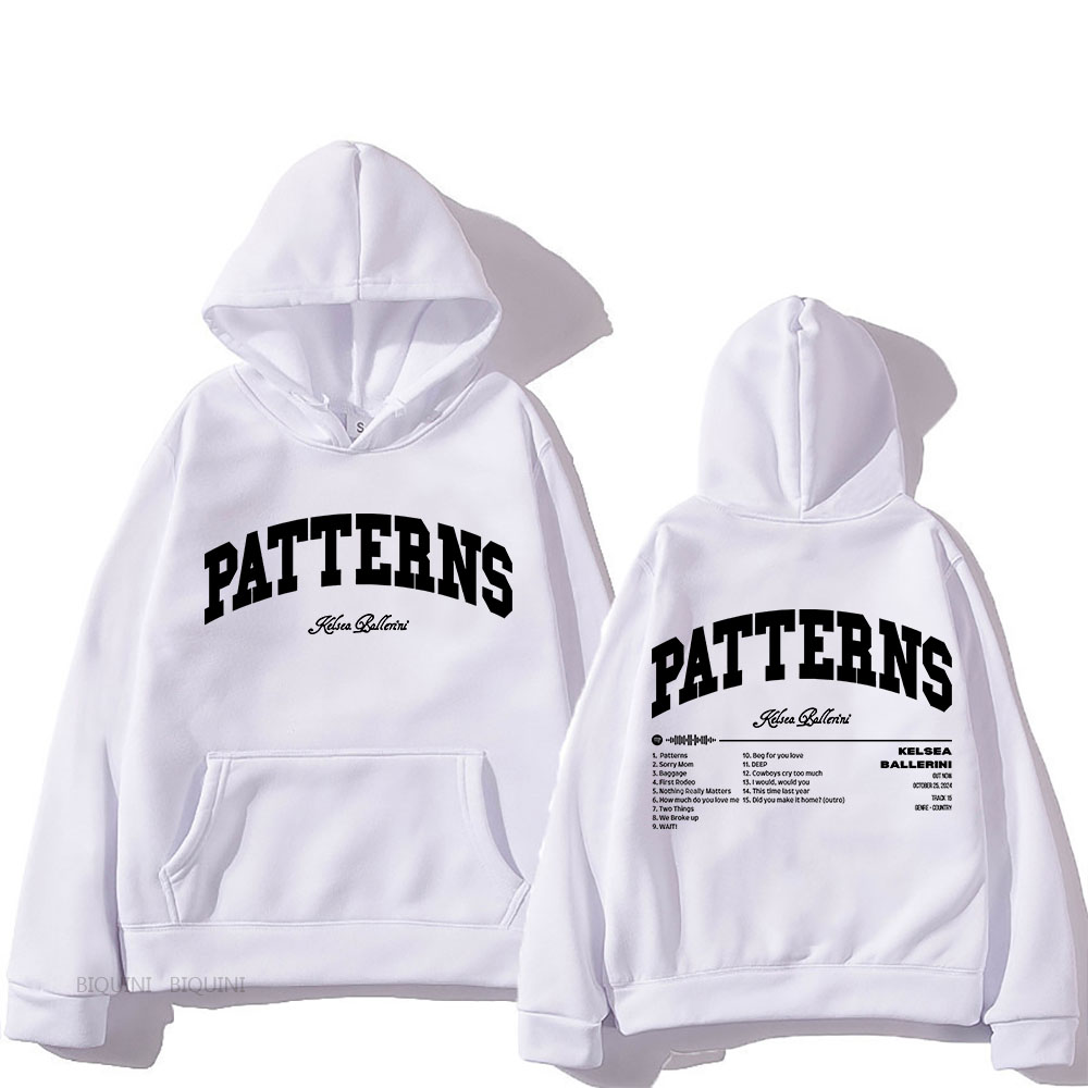 Winter Clothing Drawing - Kelsea Ballerini Patterns Tour Hooded, Hip
