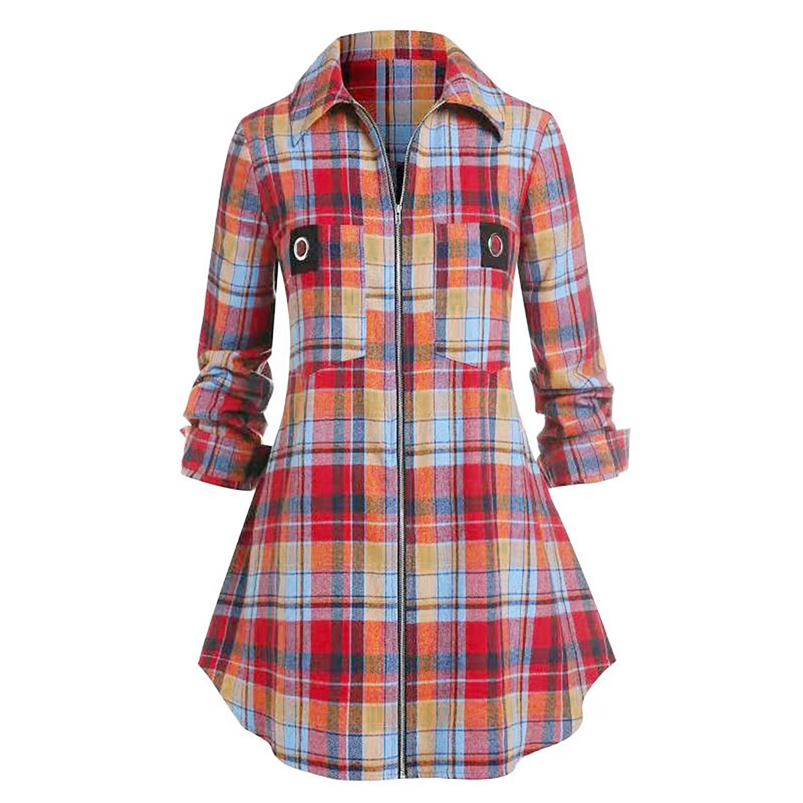 Winter Clothing For Women - Robe chemise à manches longues à