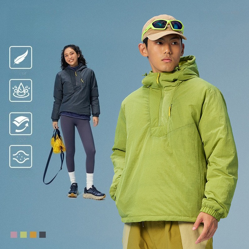 Winter Clothing Hiking - Pull unisexe 90% duvet de canard