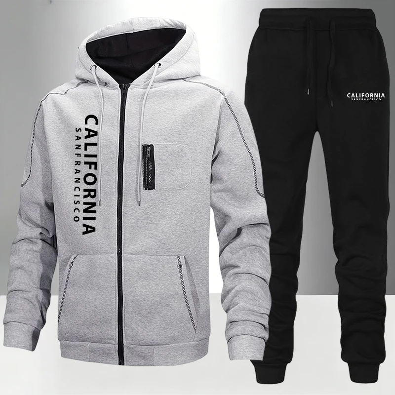 Winter Clothing Pk - Ensemble de survêtement pour homme, sweat-shirt