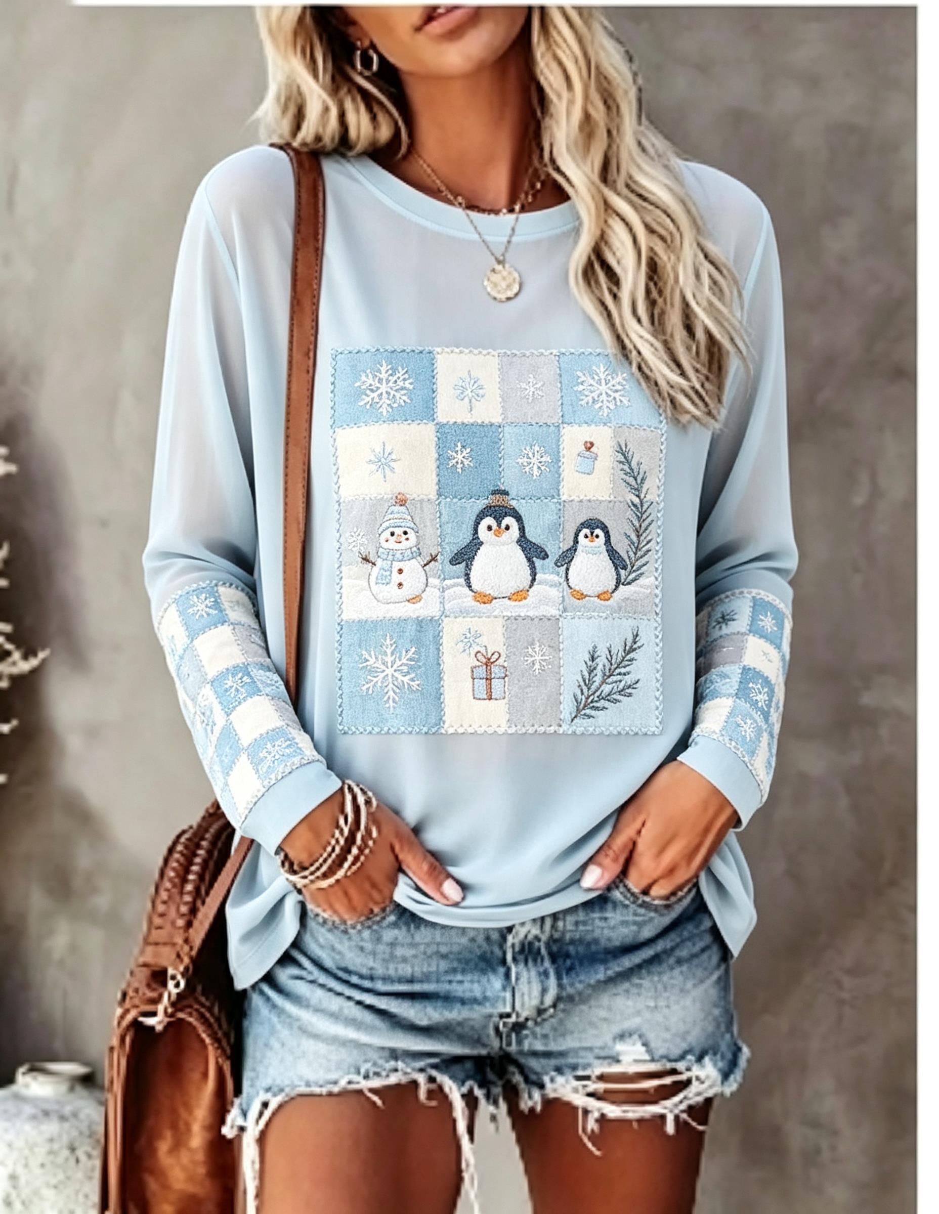 Winter Clothing For Women - T-shirt à manches longues pour femmes,