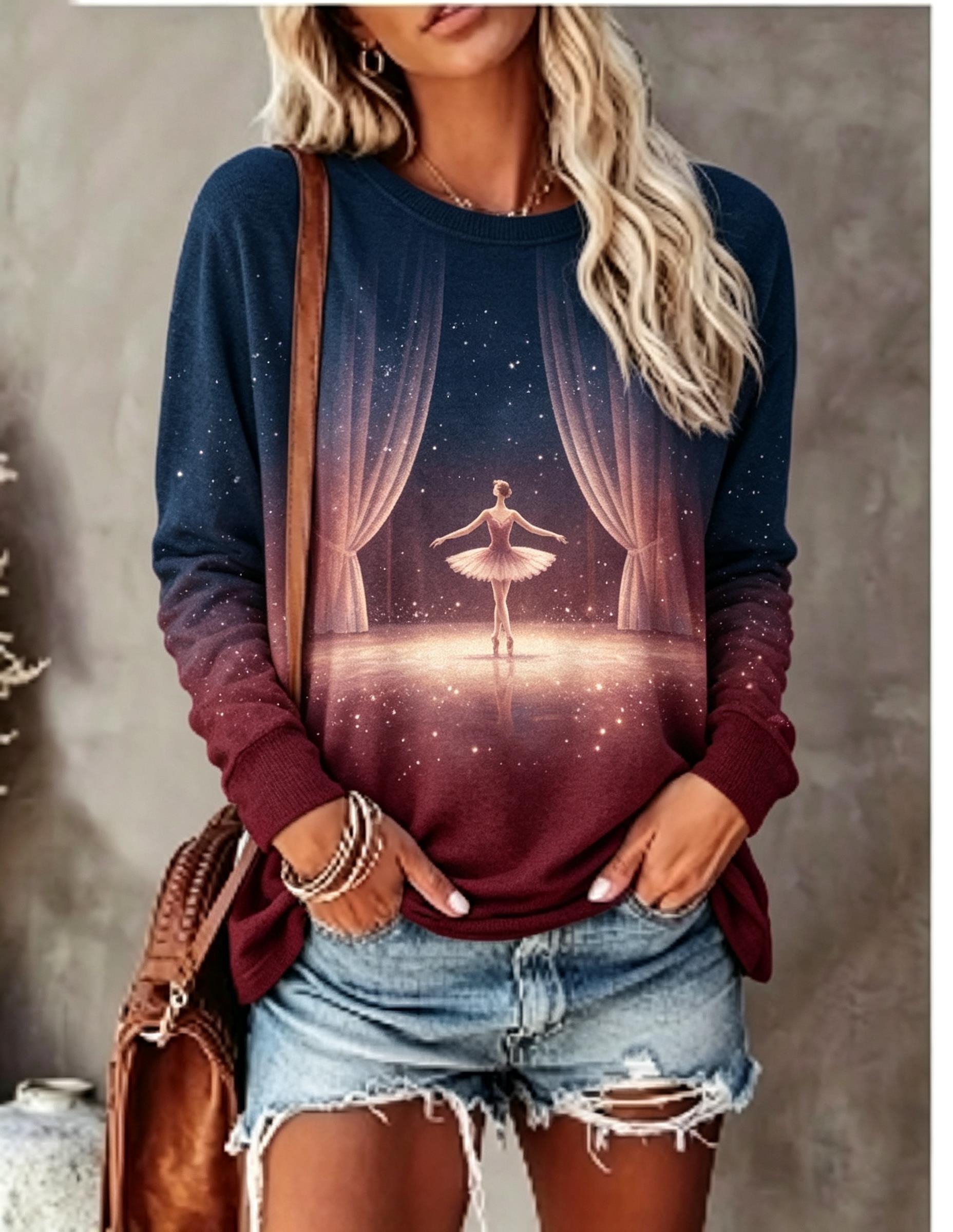 Winter Clothing For Women - T-shirt à manches longues pour femmes,