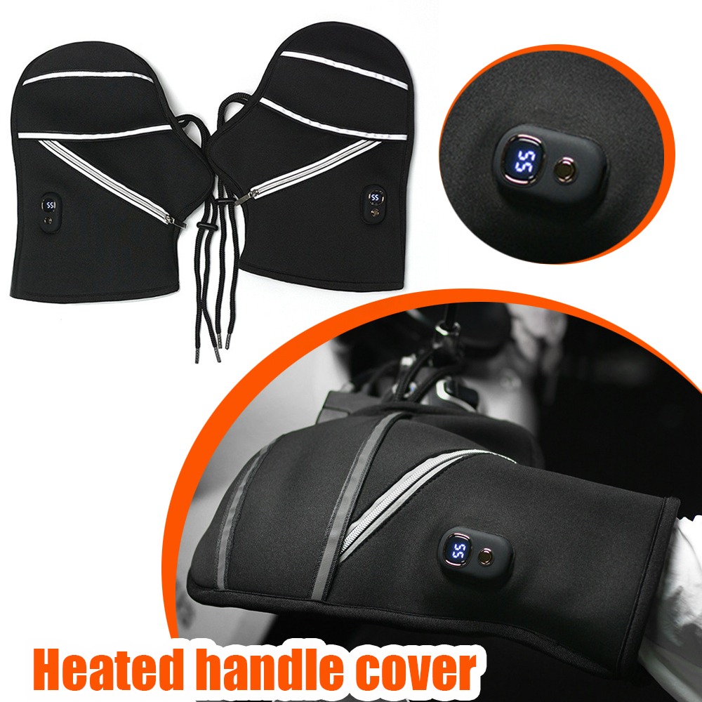 Heated Gloves Electric - Couvre-guidon de moto, gants électroniques chauffants