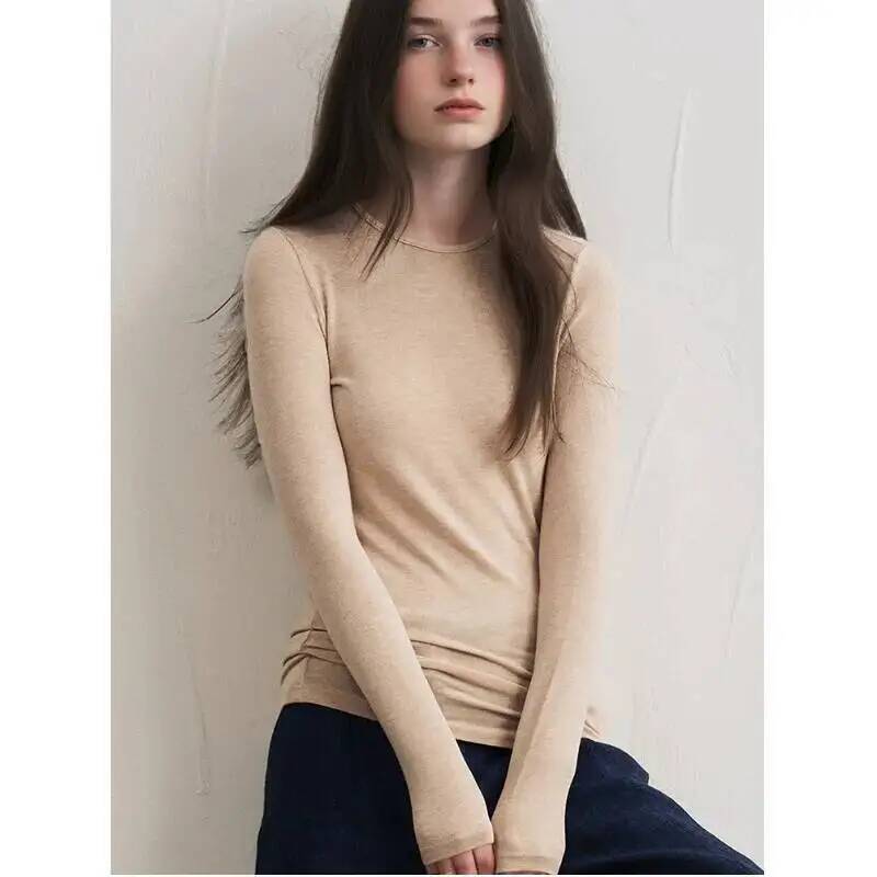 Winter Clothing For Women - Haut à manches longues en mélange