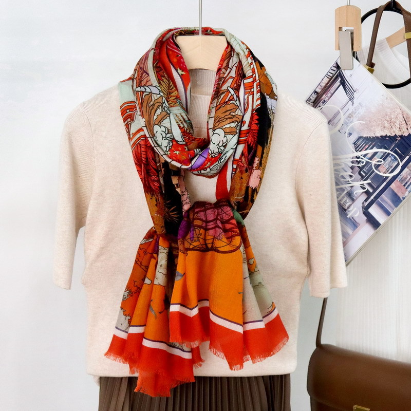 Châles longs en cachemire roug - Winter Clothing Hong Kong avis et prix