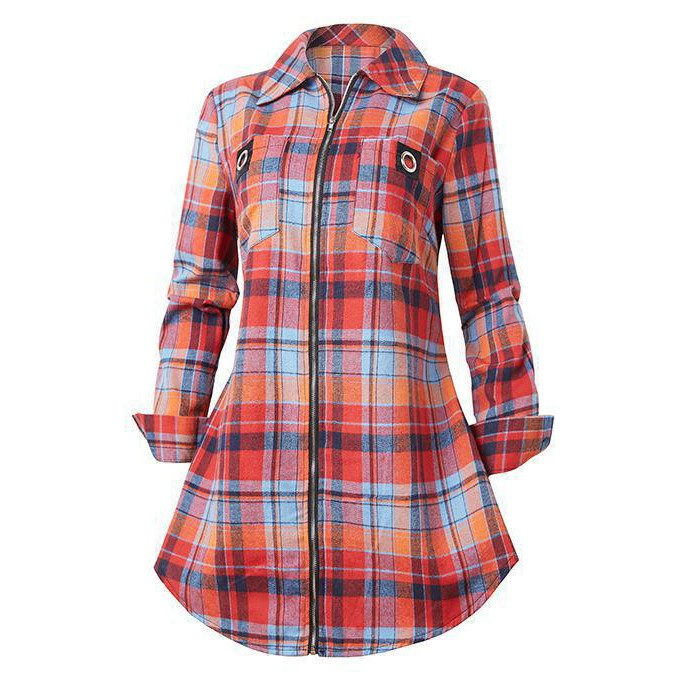Robe chemise à manches longues - Winter Clothing For Women avis et prix
