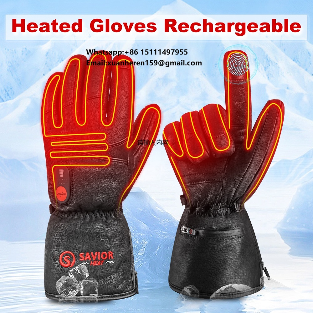 Gants chauffants en cuir pour  - Heated Gloves Electric avis et prix