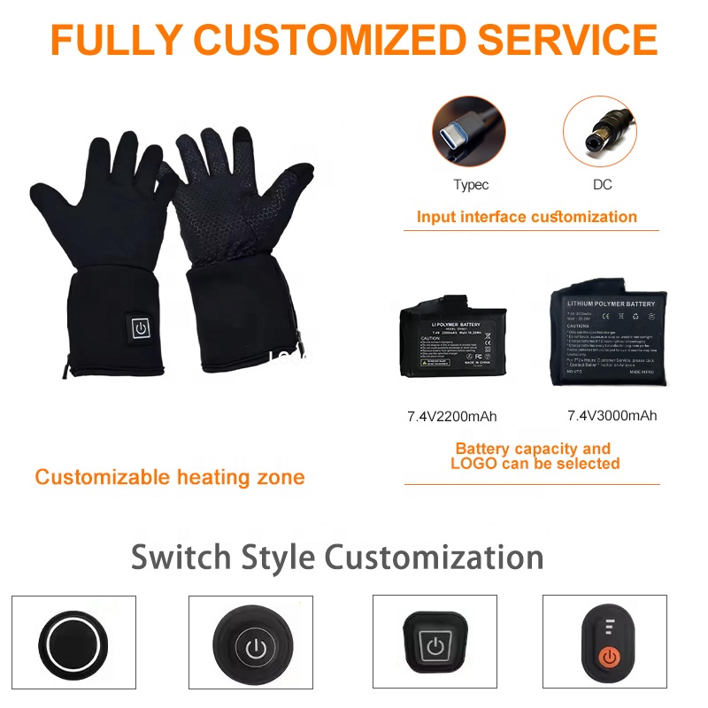 Gants de ski chauffants électr - Heated Gloves Electric avis et prix