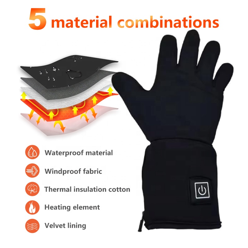 Gants de ski chauffants électr - Heated Gloves Electric avis et prix