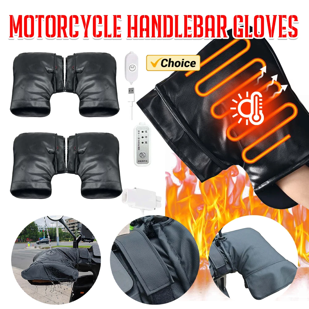 Gants de guidon chauffants éle - Heated Gloves Electric avis et prix