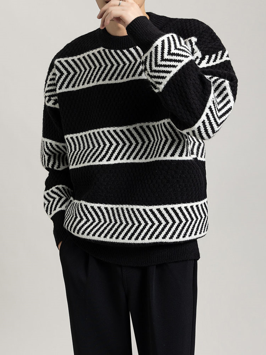 Pull Rayé Décontracté pour Hom - Winter Clothing Hong Kong avis et prix