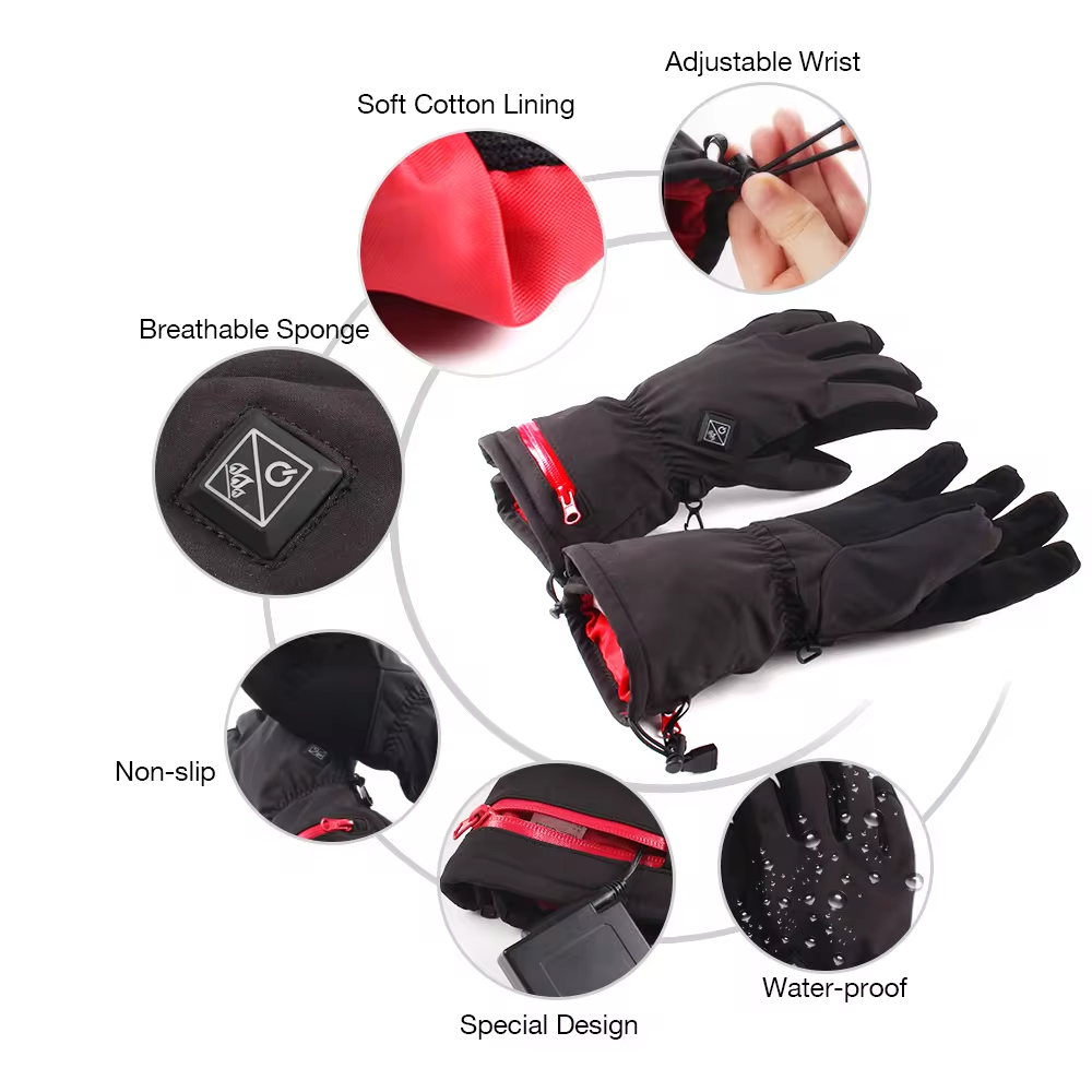 Gants chauffants électriques p - Heated Gloves Electric avis et prix