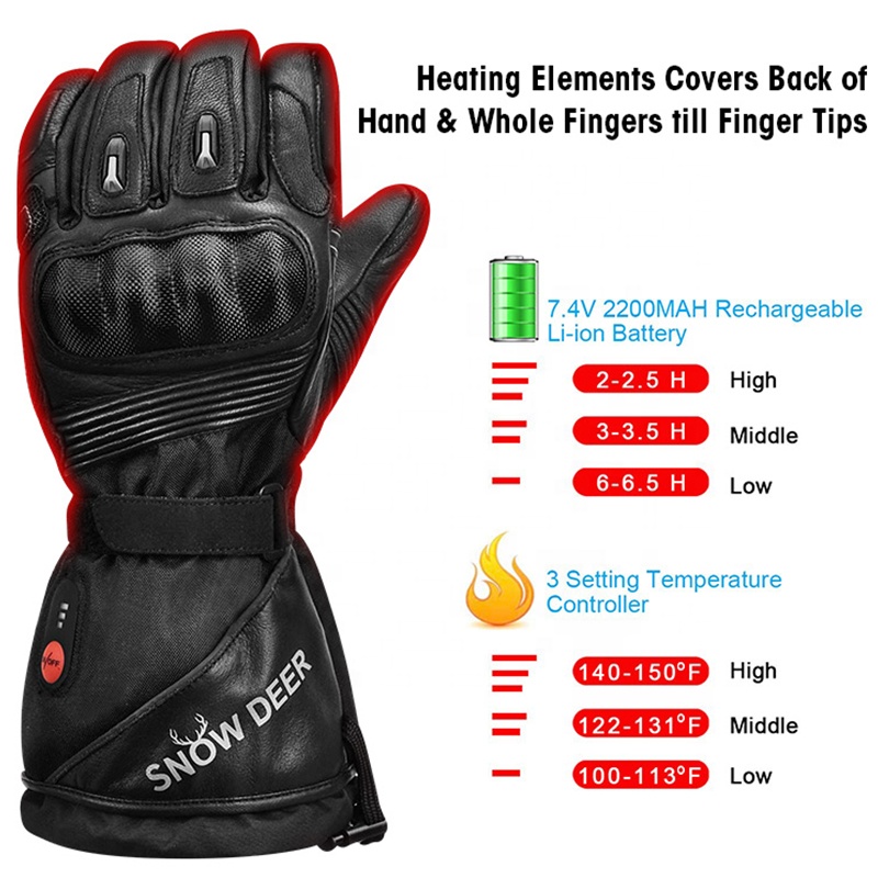 Gants de moto chauffants, pers - Heated Gloves Electric avis et prix