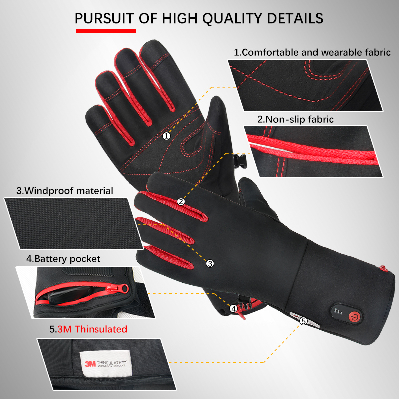 Gants chauffants électriques p - Heated Gloves Electric avis et prix