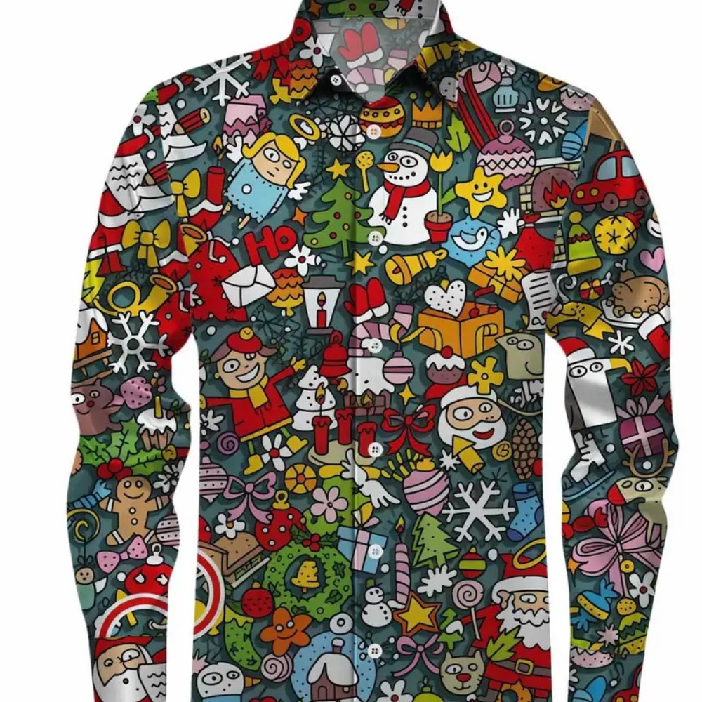 Chemise imprimée de noël à man - Winter Clothing Gift Ideas avis et prix