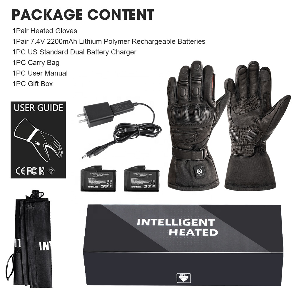 Gants de course chauffants éle - Heated Gloves Electric avis et prix