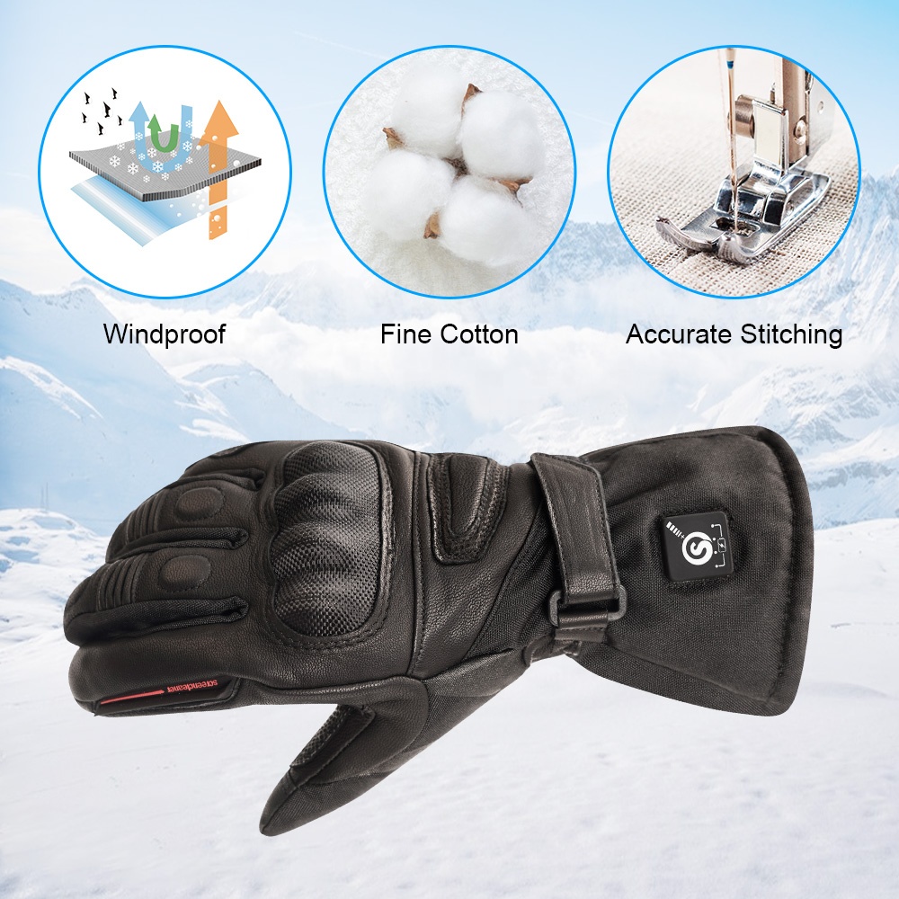 Gants de course chauffants éle - Heated Gloves Electric avis et prix