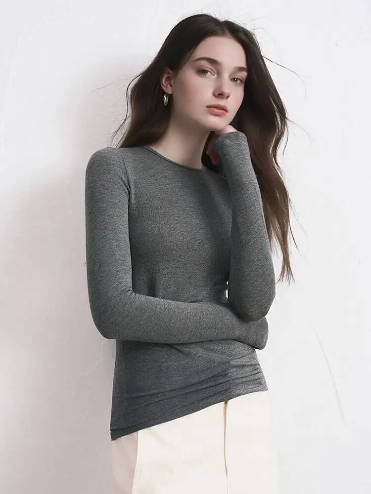 Haut à manches longues en méla - Winter Clothing For Women avis et prix