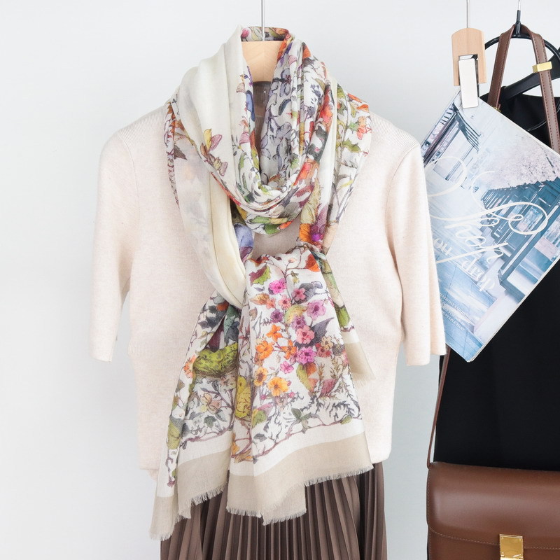 Châles en cachemire pur avec f - Winter Clothing Hong Kong avis et prix